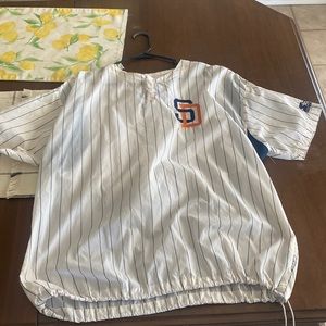 Vintage Starter San Diego Padres Windbreaker
